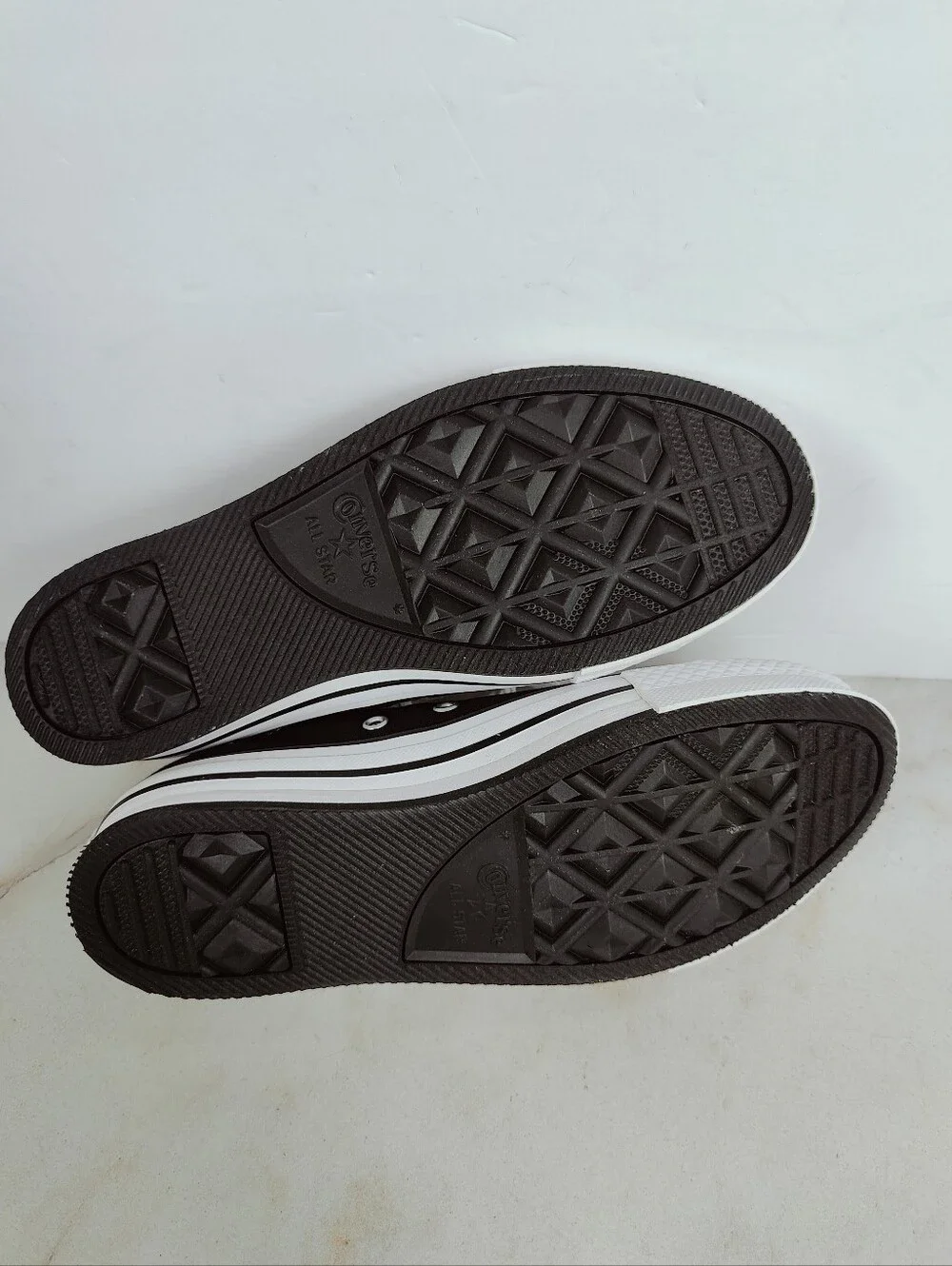 NIB Converse CT All Star Lift Kids' Black Canvas Platform Sneakers, Sz 6